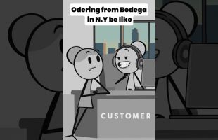 Odering from Bodega in N.Y be like – Audio credit: @customerserviceacademy‬