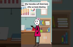 Why Veronika Left Work Early After an Early Meeting #gplus #animation #corporate #skits