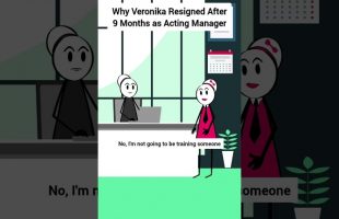 Why Veronika Resigned After 9 Months as Acting Manager #gplus #animation #corporate #skit