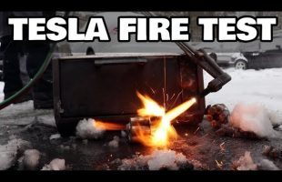 Can we make Tesla batteries fire resistant?