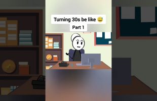 Turning 30s be like 😅 #animation #funnyvideo #gplus #comedy