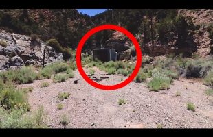 AREA 51 MASSIVE CREEPY ABANDONED TUNNEL