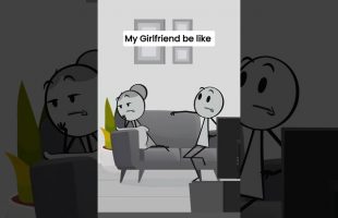 My girlfriend be like – Audio credit: @miss_snowwolf_jku  #comedy #marriage #marriedlife #animation