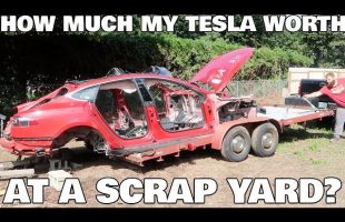 I Brought my Teslas to the Scrapyard, How Much did I get?