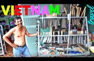 Motorbiking to an AMAZING Market in VIETNAM