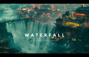 Waterfall – Blade Runner Ambient Journey – Dystopian Ambience for Focus and Sleep