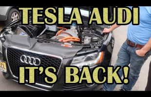 Tesla powered Audi, back and better!