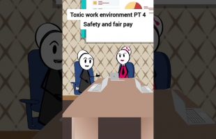 Toxic work environment PT 4: Safety and fair pay #gplus #animation #funnyvideo #comedy