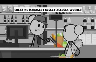 Cheating Manager Falsely Accuses Worker