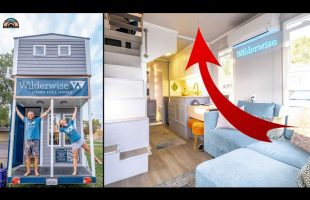 This Tiny House Has A Expanding 2nd Story