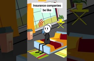 Insurance companies be like 😂 #animation #funnyvideo #gplus #comedy
