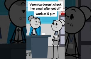 Veronica doesn’t check her email after 5 p.m #animation #funnyvideo #gplus #comedy