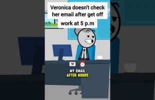Veronica doesn’t check her email after 5 p.m #animation #funnyvideo #gplus #comedy