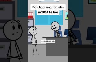 Applying for jobs in 2024 be like #animation #funnyvideo #gplus #comedy