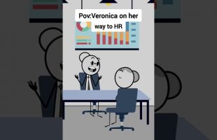 Pov: Veronica on her way to HR #animation #funnyvideo #gplus #comedy