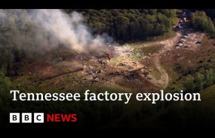 Eighteen missing after explosion at Tennessee munitions factory | BBC News