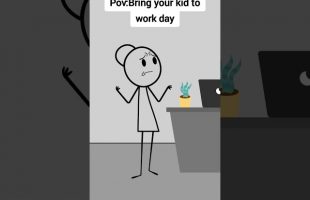 Bring your kid to work day #animation #funnyvideo #gplus #comedy
