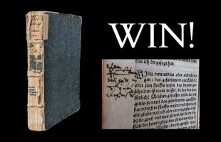 Win a 439 year old book of Alchemy by Paracelsus!