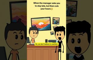 When you are not paid for overtime hours #animation #funnyvideo #gplus