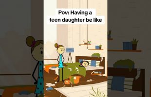 Pov: Teen daughter in 2024 be like #animation #funny #comedy #gplus #daughter #teenagers #teenager