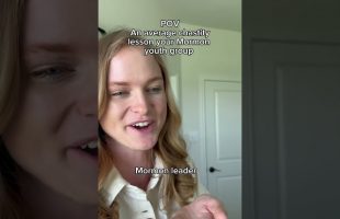 Relief society voice 😲 #mormon #exmormon