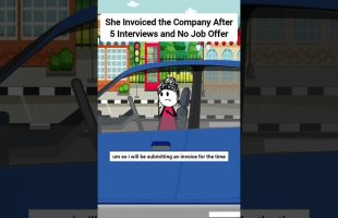 She Invoiced the Company After 5 Interviews and No Job Offer #corporate #animation #gplus #skits