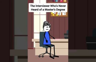 The Interviewer Who’s Never Heard of a Master’s Degree #corporate #animation #gplus #skits