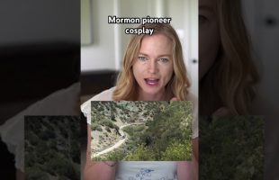Mormon pioneer cosplay as a summer camp #mormon #exmormon #lds #trek