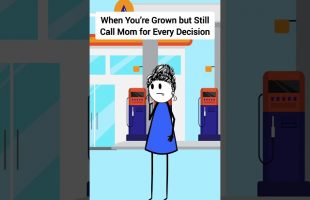 When You’re Grown but Still Call Mom for Every Decision #gplus #animation #funny #skits