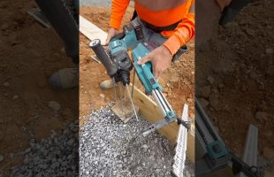 Forming Up A Concrete Patio