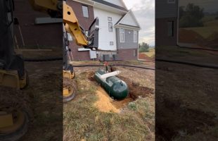 We Just Buried a 250 Gallon Propane Tank For Our New House