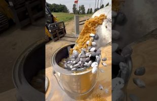 Making Ice Cream On The Jobsite With A Concrete Mixer