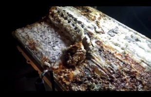 Opening up flooded Tesla Model S Battery Pack 2