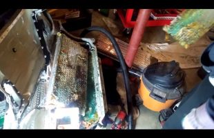Opening a flooded Tesla Model S Battery pack