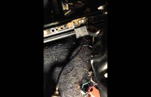 Manually moving seat motors on flooded Tesla Model S