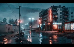 Alone in Neon – Dystopian Atmospheric Dark Ambient – Post Apocalyptic Ambient Journey