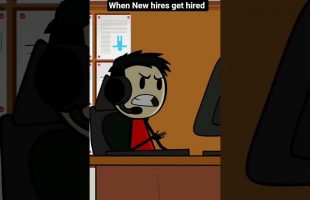 When New hires get hired #animation #customer #jobs #fypage #newjobs #hr #usa