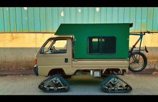 We Built a Solar off Grid Electric Kei Truck Camper, Just in Case The World Ends
