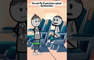 Do not fly if you have spinal dysfunction #animations #manager
