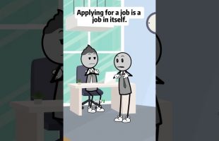 Applying for a job is a job in itself #animations #manager