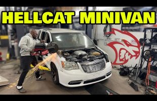 We Built the Worlds FIRST Hellcat Swapped Minivan