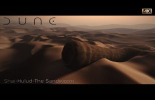 DUNE | SHAI-HULUD -THE SAND WORM | 4K visual AMBIENCE for work study and relaxation  – 6 Hours