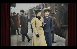 Sölvesborg Train Station 1908 – HD Colorized 120fps w/added sound