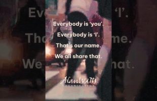 Alan Watts – “Everybody is ‘you’ Everybody is ‘I’ That’s our name. We all share that.”