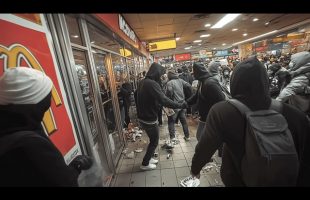 Armed Gang Invades McDonald’s… As NYC Collapses