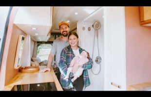 DIY Camper Van w/ Murphy Bed Design – Newborn on the Road