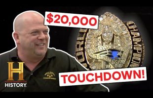 Rick Goes for a Super Bowl Ring Deal (S5, E2) | Pawn Stars | Full Episode | History