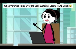 When Veronika Takes Over the Call: Customer Learns REAL Quick #gplus #animation