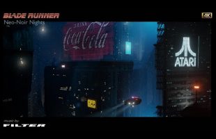Blade Runner | NEO-NOIR NIGHTS | 4K AMBIENCE for sleep, study and relaxation – 6 Hours