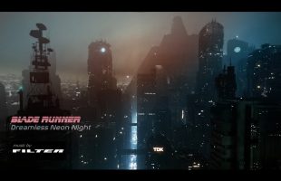 Blade Runner | DREAMLESS NEON NIGHT |  music/visual AMBIENCE for work study & relaxation – 8 Hours
